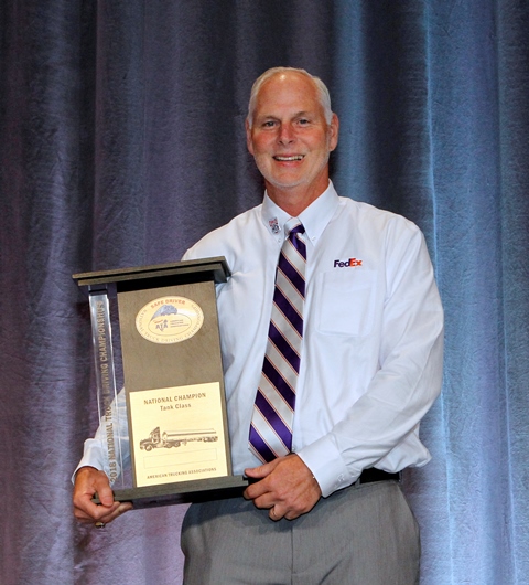 FedEx Freight truck driver wins top honors in his own backyard