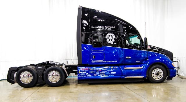 “Everyday Heroes” Kenworth T680 will once again be auctioned to support Truckers Against Trafficking