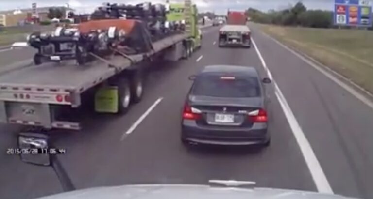 Don’t brake check a trucker, they have friends!