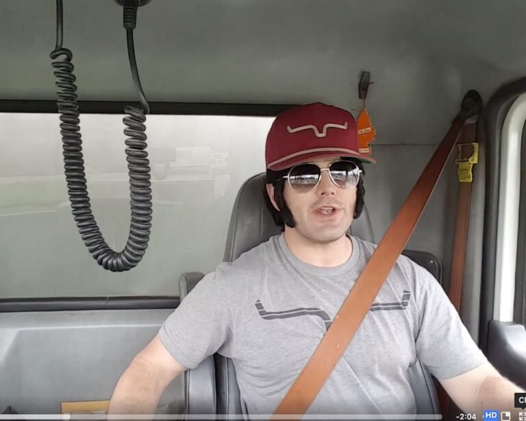 Friday fun – When is the right time to pull out front of a big truck?