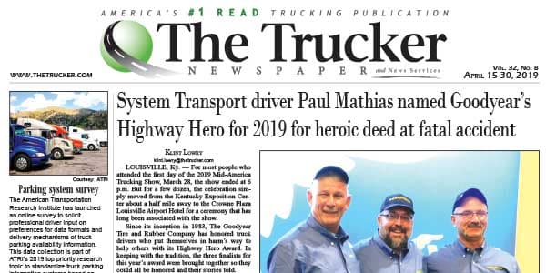 The Trucker Newspaper – April 15, 2019 Digital Edition