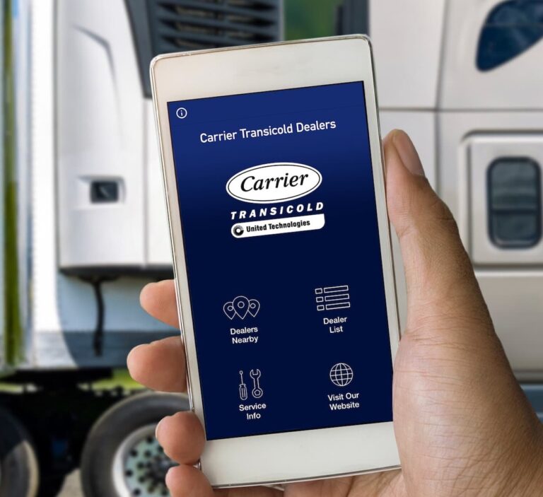 Carrier Transicold upgrades dealer locator app