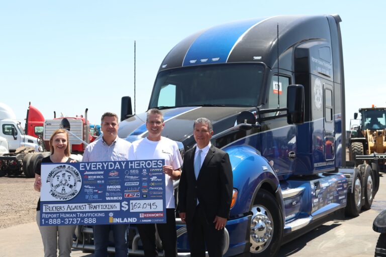 Auction of Kenworth ‘heroes’ T680 nets $162,000 for TAT