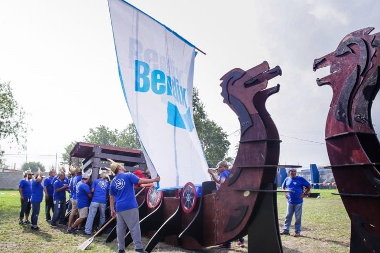 Bendix workers in Mexico channel their inner Vikings