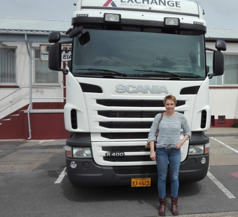 Exchange’s first female long distance driver in Europe wants more women drivers