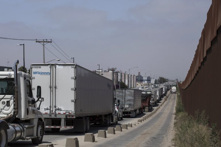 Freight moved among U.S., Canada, Mexico down in April from March