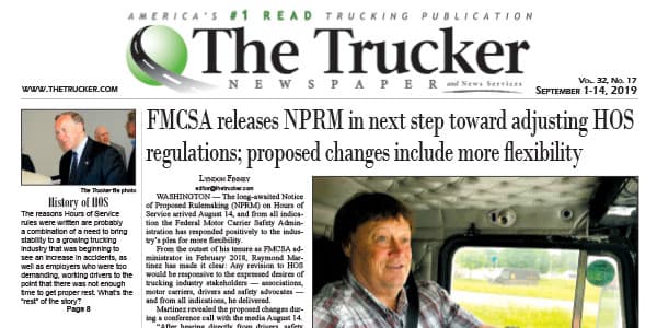The Trucker Newspaper – September 1, 2019 Digital Edition