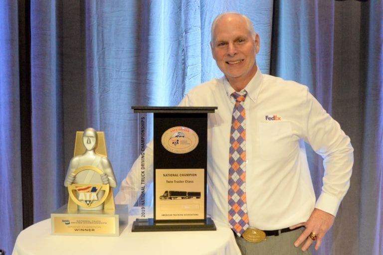 Ohio’s Scott Woodrome wins top honors at National Truck Driving Championships