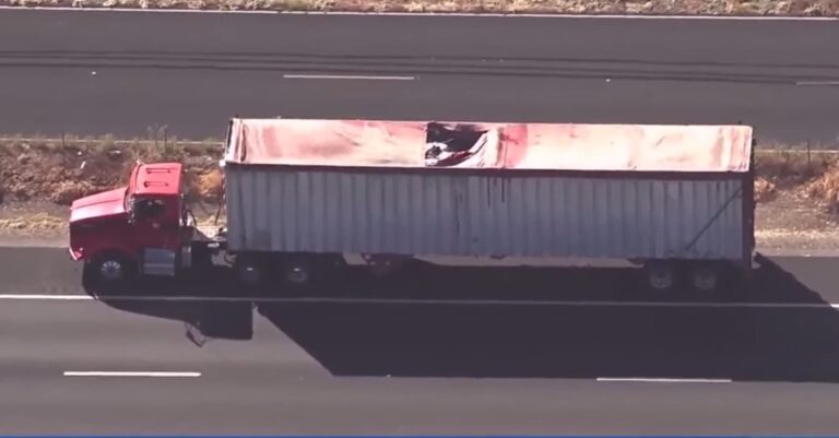 Skydiver hits semi truck and is killed