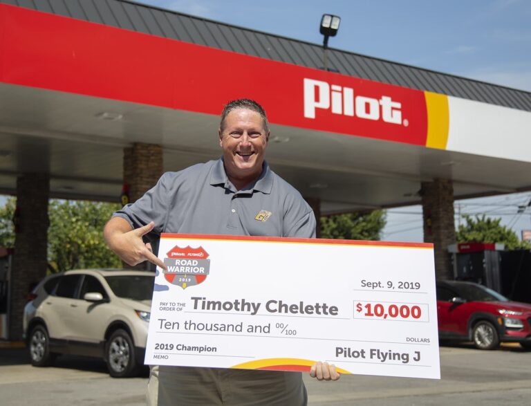 Big G Express’ Timothy Chelette named Pilot Flying J Road Warrior
