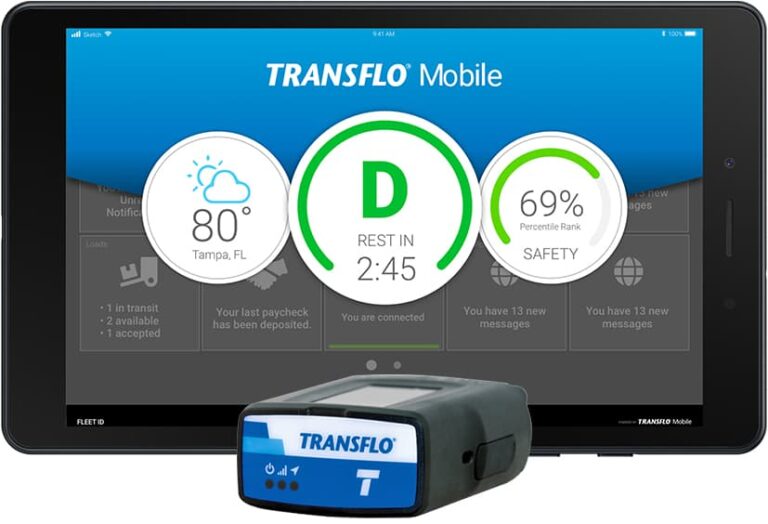 Transflo offers Samsung Galaxy Tablets running the Transflo Mobile+ Platform