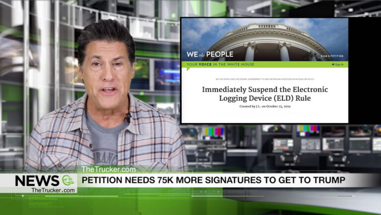 Trump to rule on ELD’s? – The Trucker News Channel