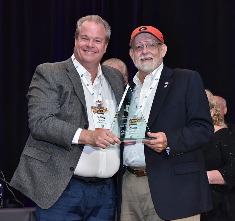 Used truck group presents lifetime achievement award to Charles Cathey