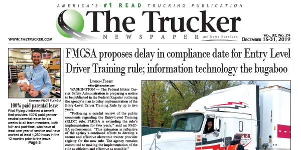 The Trucker Newspaper – December 15, 2019 – Digital Edition