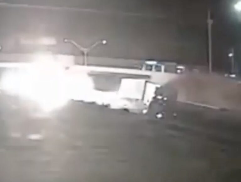 Dashcam captures wrong way driver slamming semi in Ohio