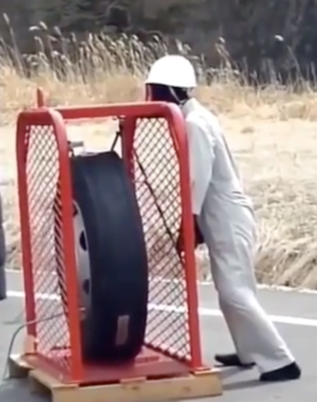 How dangerous is a semi tire blowout? This demo will show you!
