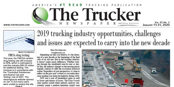 The Trucker Newspaper – January 15, 2020 – Digital Edition