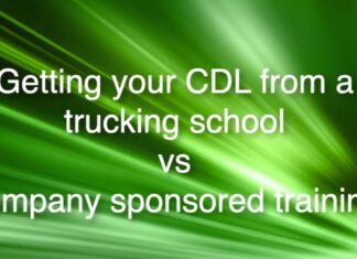 trucking school v company sponsor