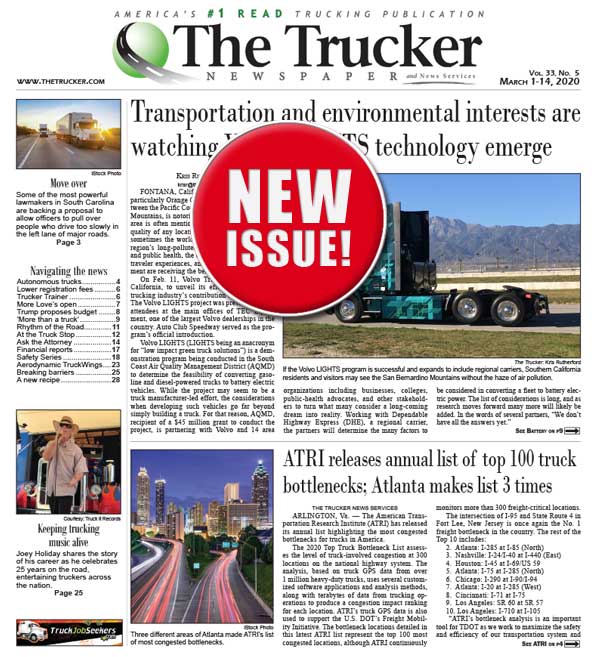 The Trucker Newspaper – March 1, 2020 – Digital Edition
