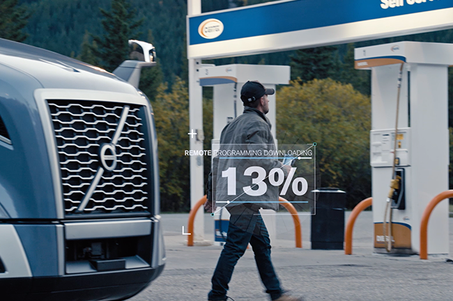 Volvo Trucks North America’s driver display activation allows remote programming