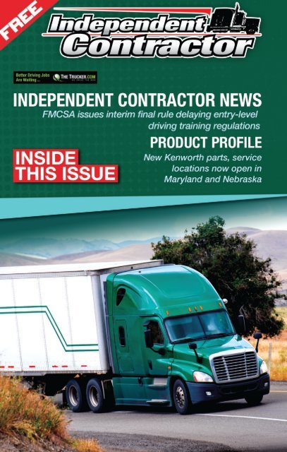 Independent Contractor – March 2020