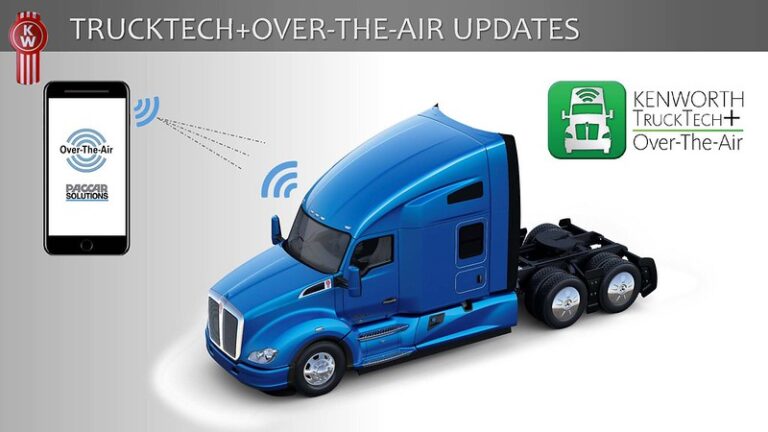 Kenworth’s over-the-air updates can increase uptime, improve efficiency
