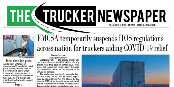 The Trucker Newspaper – April 1, 2020 – Digital Edition