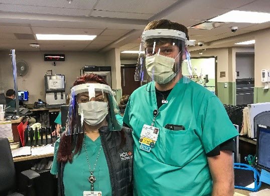 Volvo Trucks North America manufactures personal protective equipment to help during COVID-19 pandemic