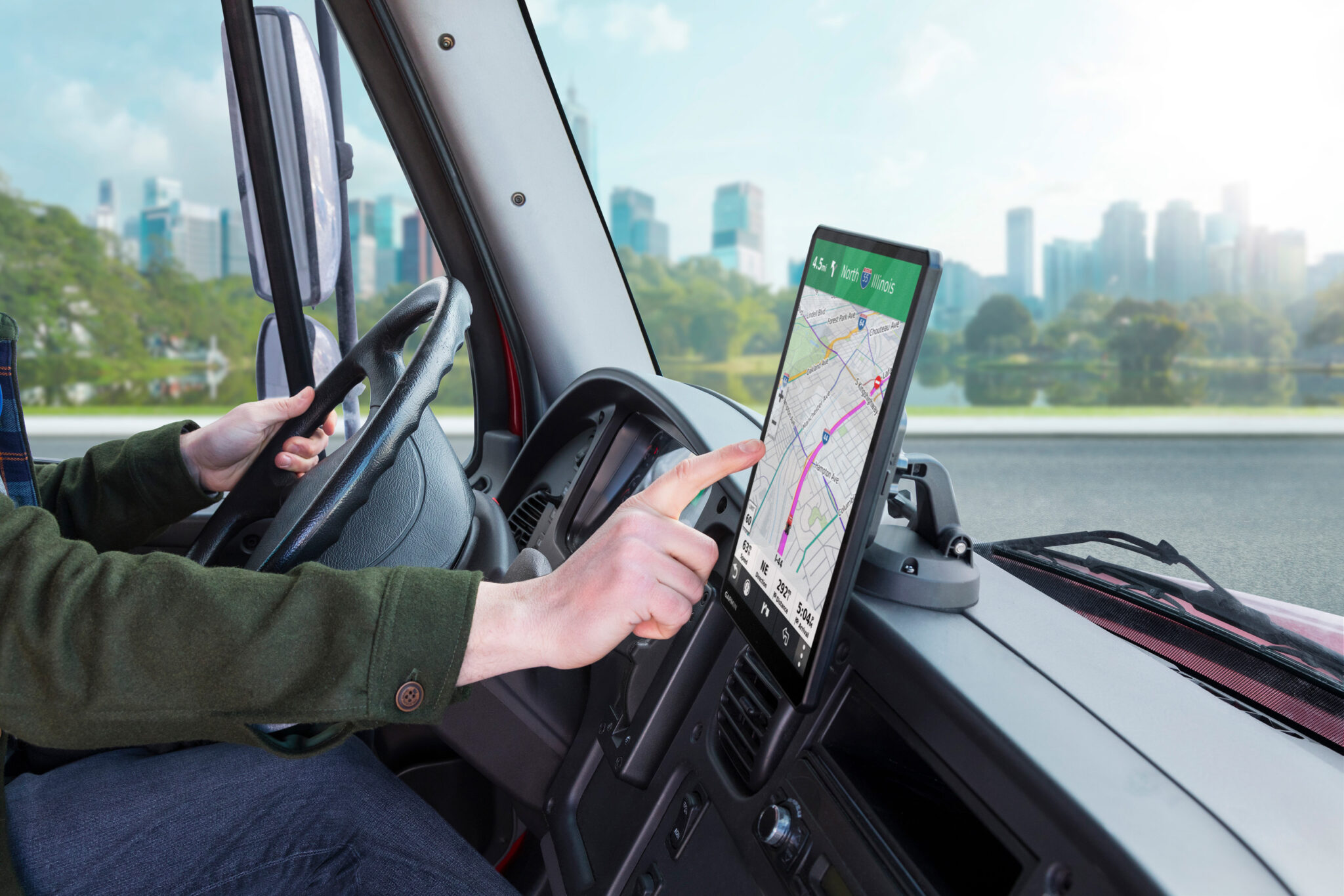 Garmin new series of oversized truck navigators for OTR drivers - TheTrucker.com