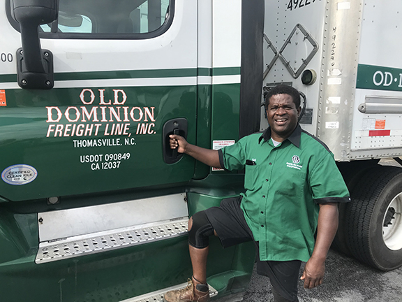 Old Dominion driver recognized with distinguished service award for selflessness, dedication to others