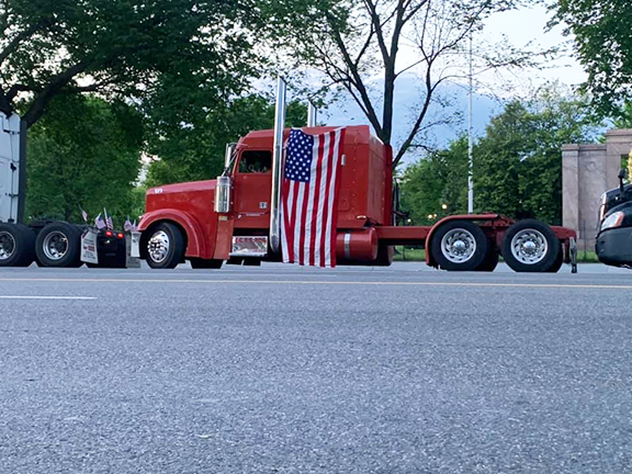 Polite protesting truckers get results in Washington