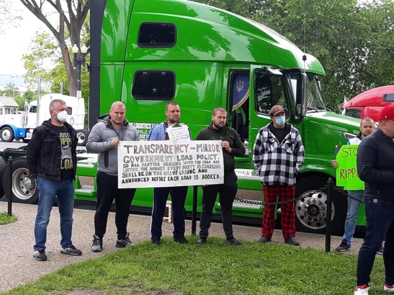 Protesters jubilant as Trump says truckers are price gouged