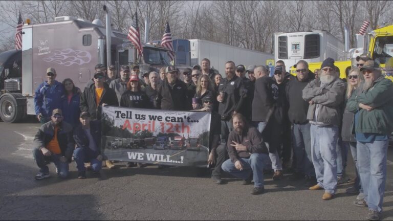 He’s a trucking Uncle Sam!  The perfect song for these times