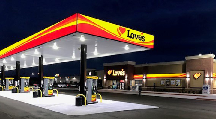 Newly opened Love’s adds nearly 100 truck parking spaces in Ellabell, Georgia