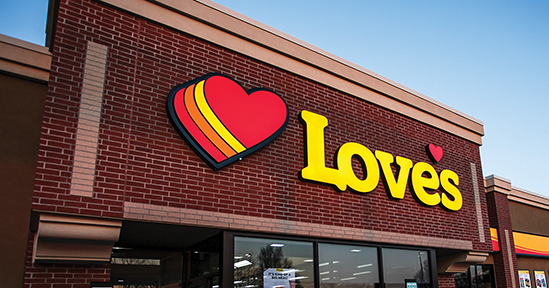 New Love’s in Oak Grove, Kentucky, provides 101 truck parking spaces