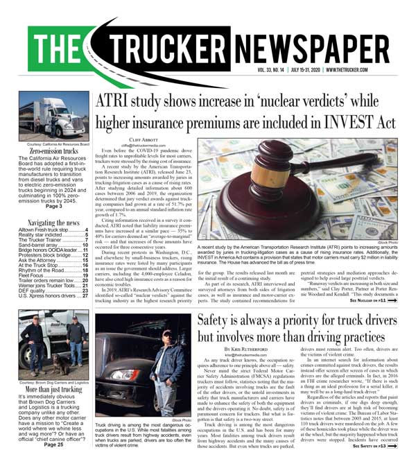 The Trucker Newspaper – Digital Edition July 15, 2020