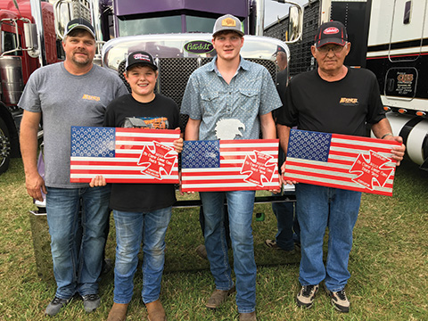 Family tradition: TJ Kounkel is a third-generation trucker with award-winning Peterbilt
