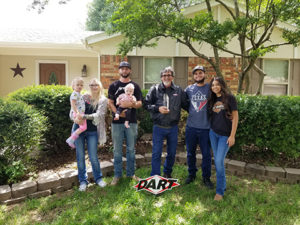 John Neely and his family