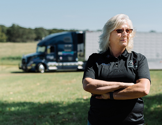 WIT’s July member of the month offers encouragement to fellow drivers, women interested in trucking