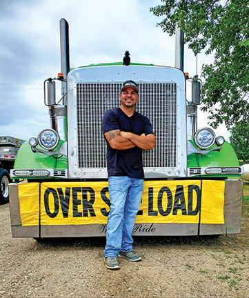 With a nearly life-long desire to drive a truck, Jeremy Ward is now ‘living the dream’
