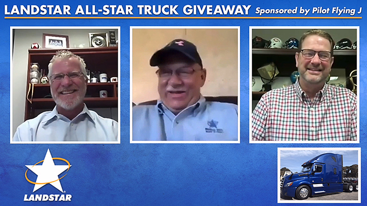 Landstar announces winner of 2020 All-Star Truck Giveaway