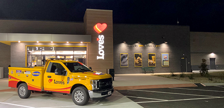 Love’s opens largest location ever: Georgia site adds 108 truck parking spaces, 100 jobs