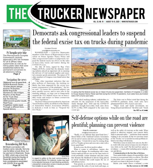 The Trucker Newspaper – Digital Edition August 15, 2020