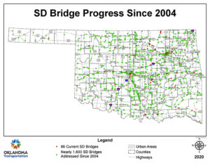 Oklahoma Bridge Map
