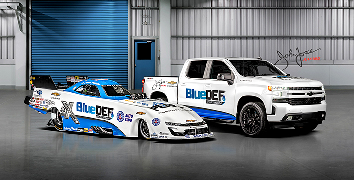 BlueDEF, Chevy, John Force Racing team up to give away 2020 Silverado 1500 RST truck with a Duramax 3.0L turbo-diesel engine