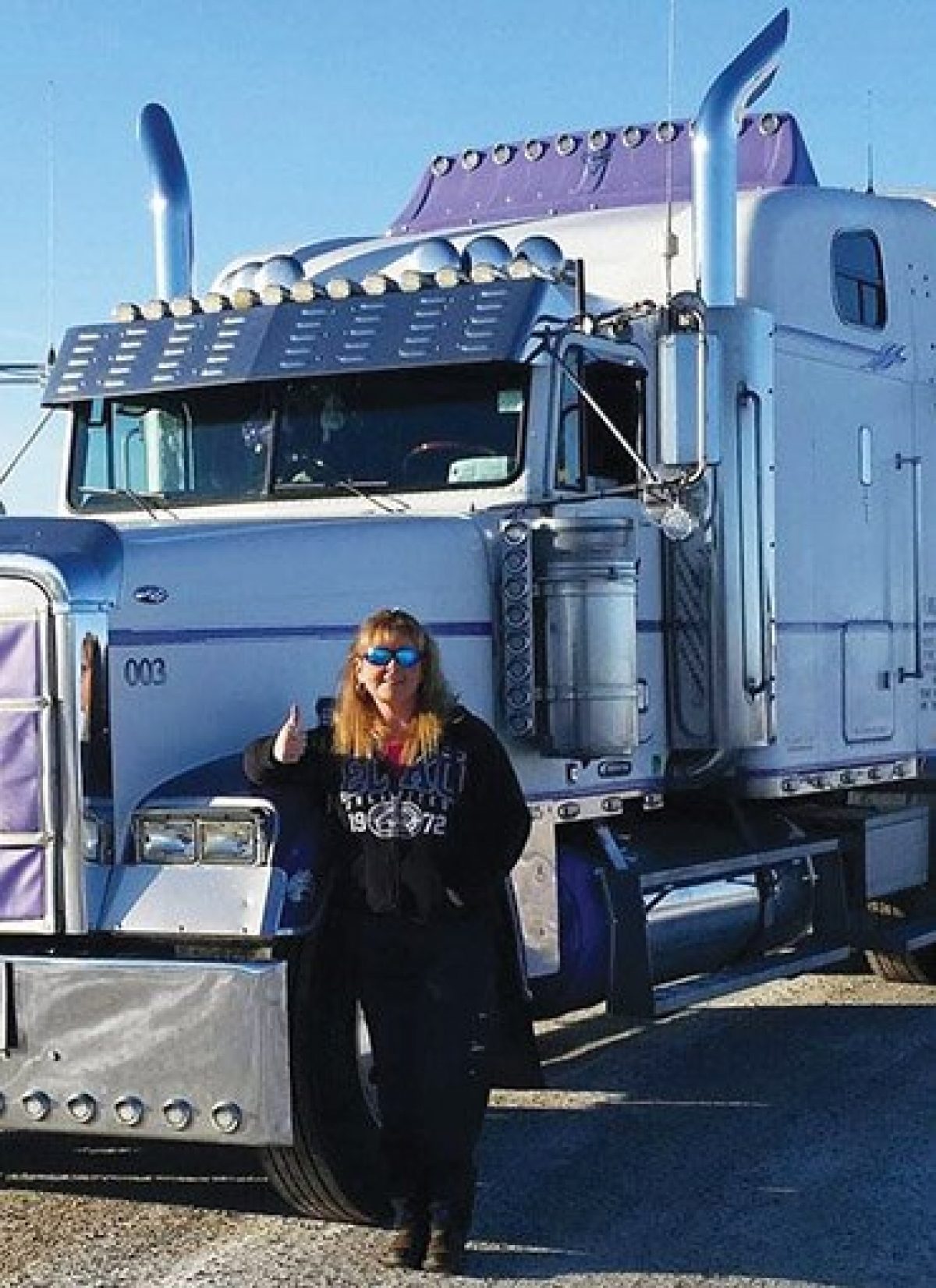 maverick trucking company on Driven To Trucking A Love Of Driving Brought Joanne O Shaughnessy To A Successful Career Thetrucker Com