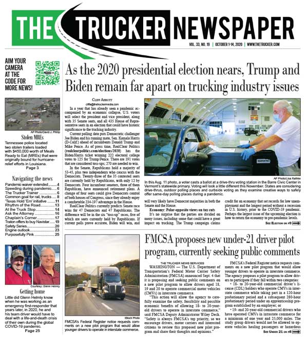 The Trucker Newspaper – Digital Edition October 1, 2020