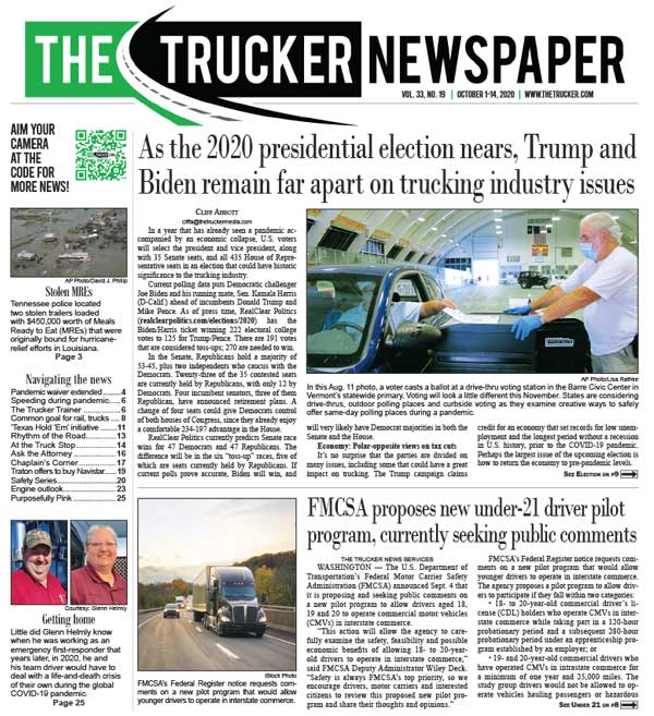 The Trucker Newspaper Digital Edition October 1, 2020