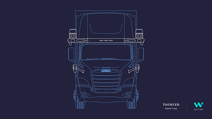 Daimler Trucks, Waymo announce plans to create Level 4 autonomous Freightliner Cascadia