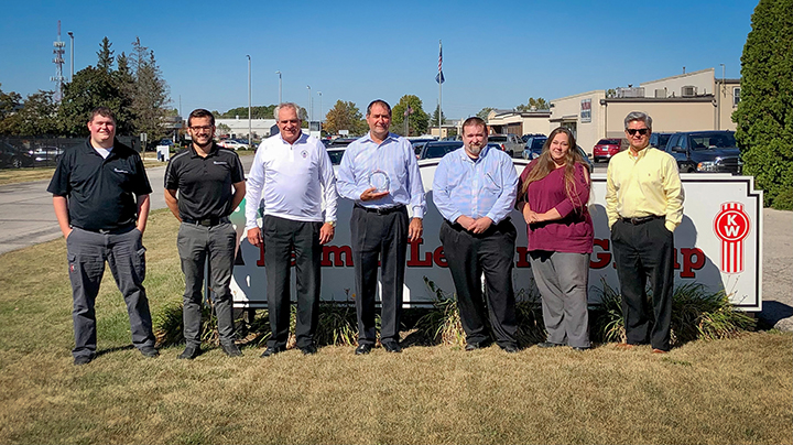 Palmer Leasing Group named 2019 Kenworth franchise of the year